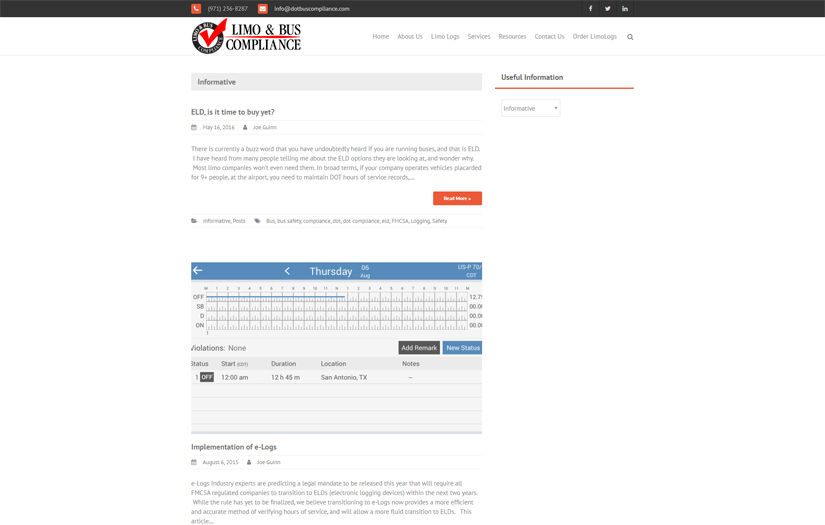 Limo and Bus Compliance screenshot 3
